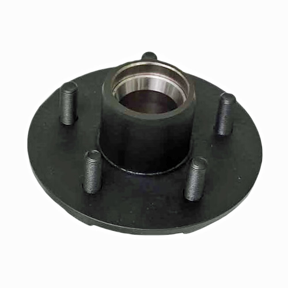 (image for) Trailer Idler Hub With Races & Studs 5 Bolt On 4.5" BT8/BTR Spindle 6 1/2" Flange 2.2K Axle Dexter #8-258-5