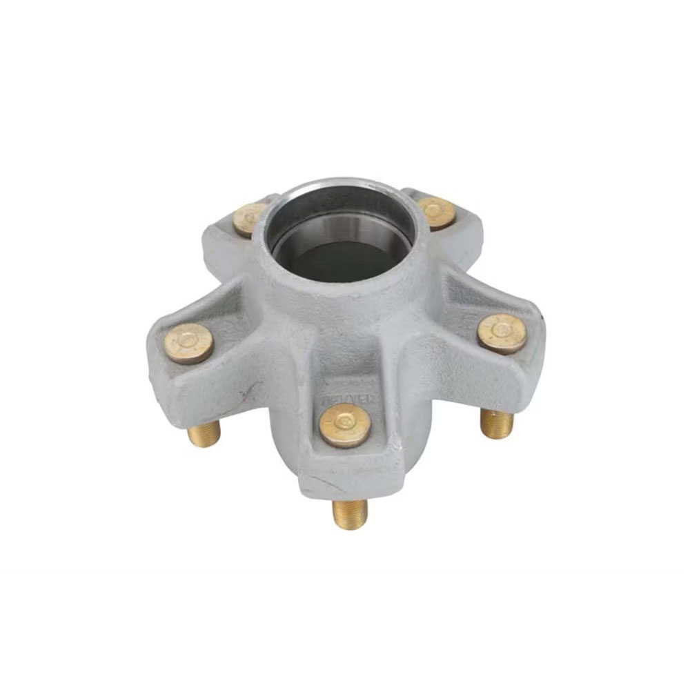 (image for) Marine Trailer Idler Hub With Races & Studs 5 Bolt On 4.5" BT8/BTR Spindle 5 1/2" Flange 2.2K Axle Dexter #8-259-50