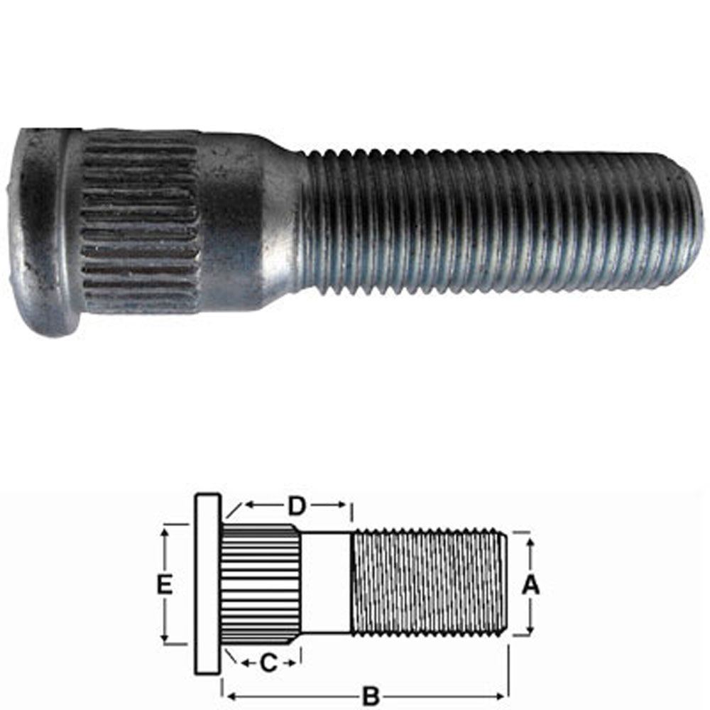 (image for) Trailer Drive In Wheel Studs 5/8 X 3'' Rockwell/Hayes/Al-Ko Axles Dexter/Redneck #D090737