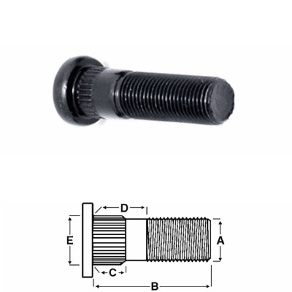 (image for) Trailer Drive In Wheel Stud 1/2"-20 X 1 7/8'' Dexter/Redneck #D09251510