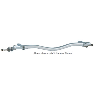 (image for) 2.2K #9 Torflex Trailer Axle Beam No Flange Galvanized