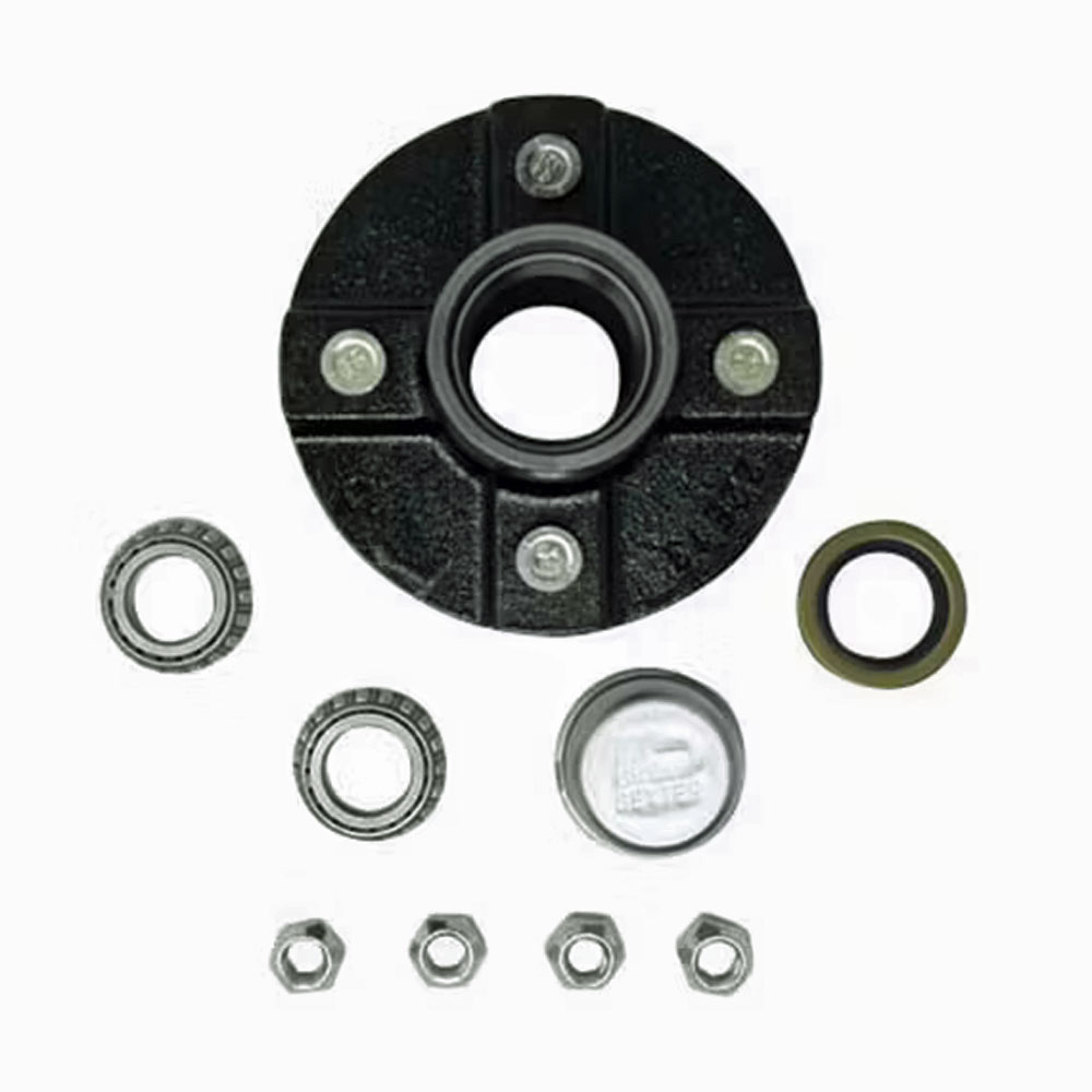 (image for) Trailer Idler Hub Assembly 4 Bolt On 4" BT8 Spindle 2K Axle Trailer Parts Pro #H34822UC1