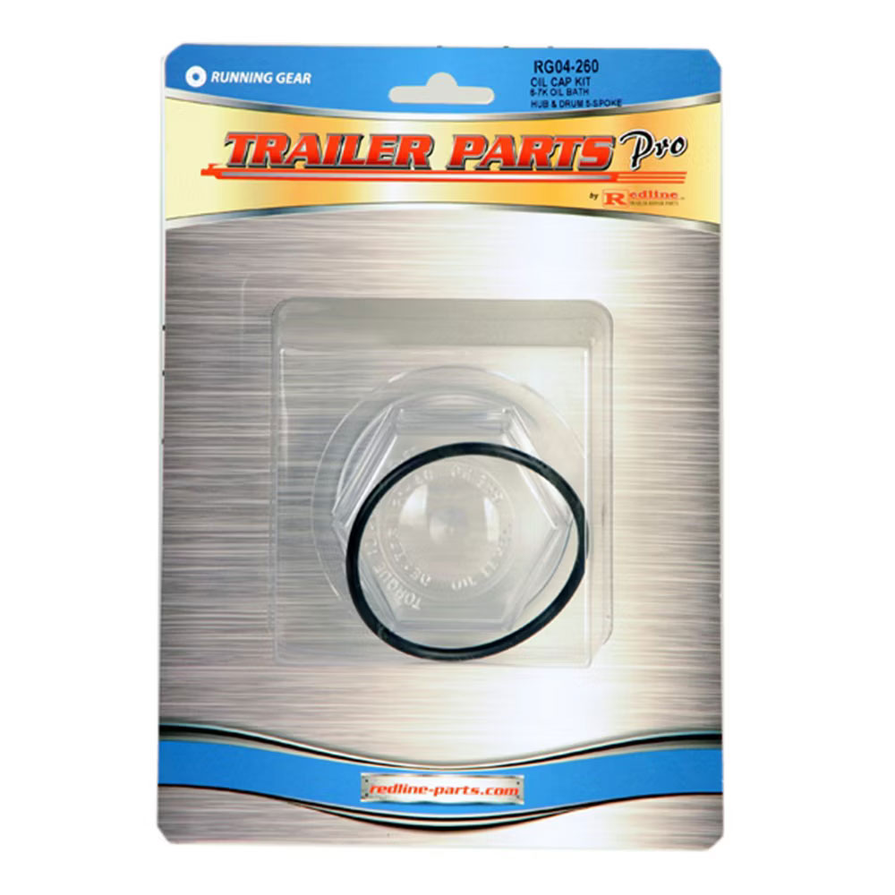 (image for) Trailer Oil Cap Kit Dexter 6-7k 5-Spoke Axle Packaged Dexter/Redneck #RG04-260