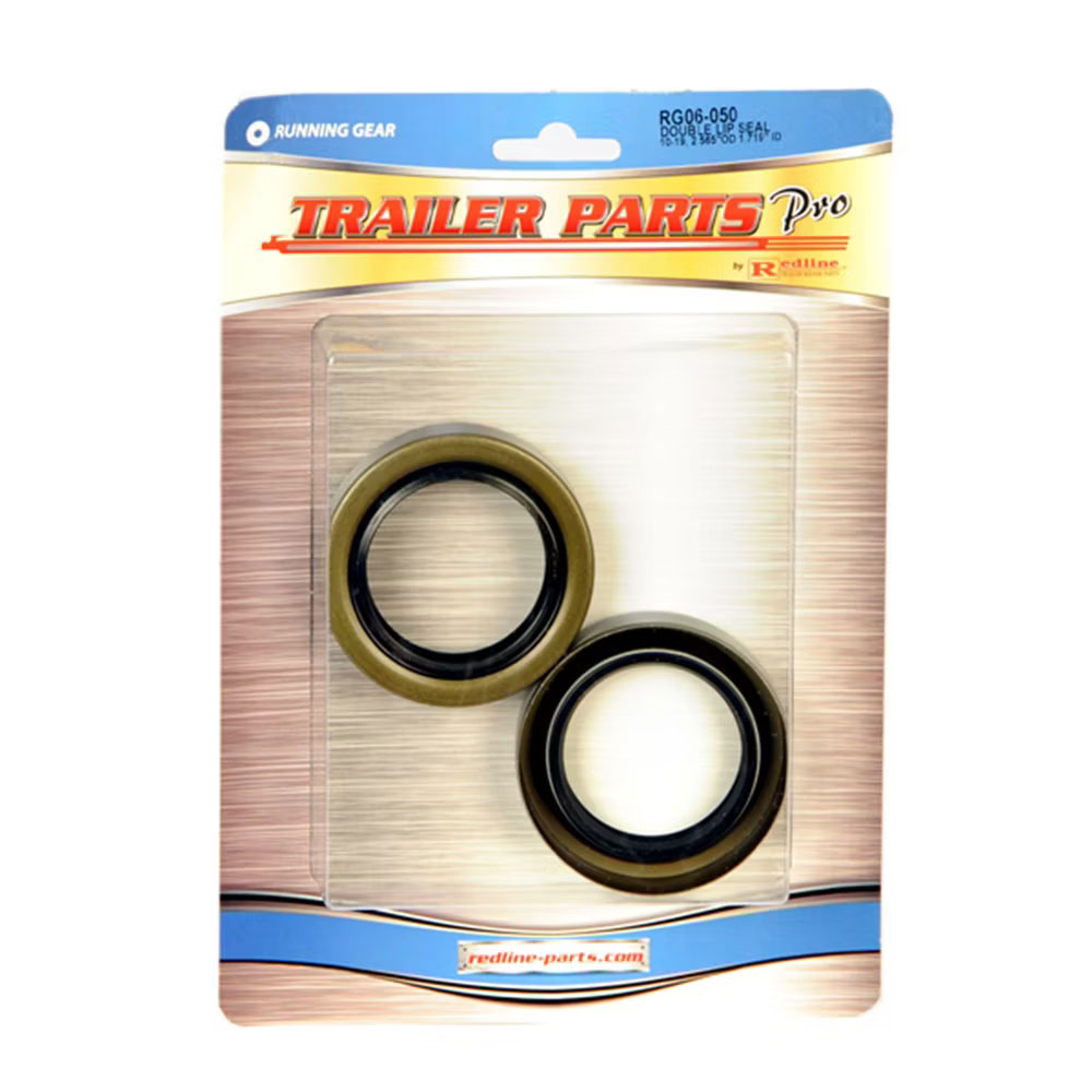 (image for) Trailer Double Lip Grease Seal 3.5k Axles 2.565" O.D. x 1.719" I.D. Pkg. 2 Dexter/Redneck #RG06-050