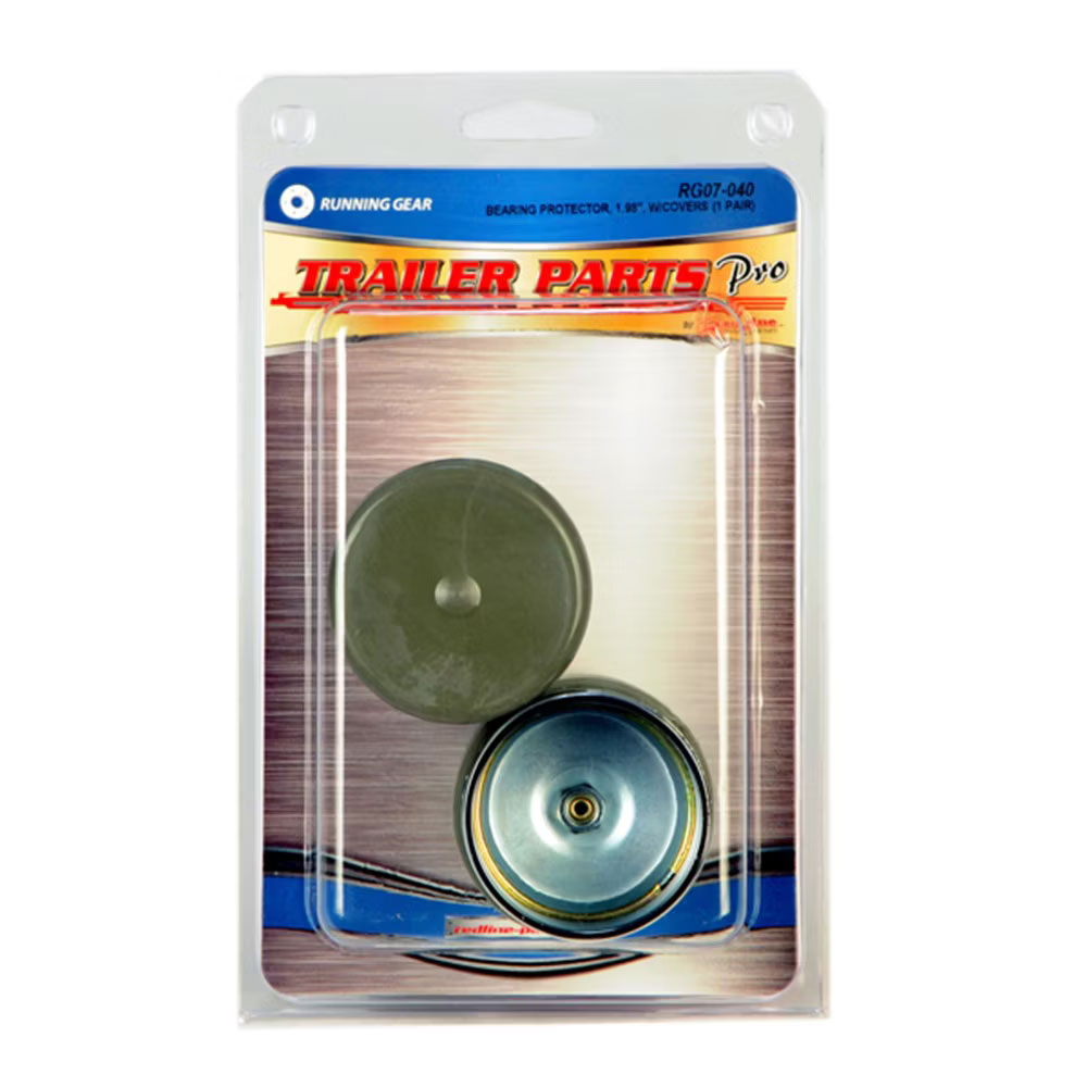 (image for) Trailer Wheel Bearing Protector 2" O.D. Chrome Dexter/Redneck #RG07-040