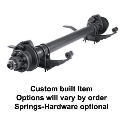 (image for) 10K HD Trailer Axle 865 Hyd Disc Non-ABS Brake No Springs