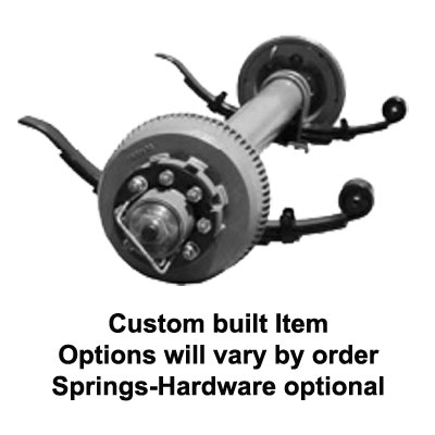 (image for) 10k HD Trailer Axle 865 DS Hyd Brake ABS Equipped No Springs