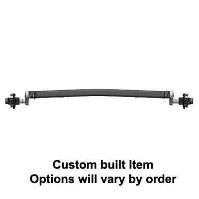 (image for) #11 Torflex Trailer Axle Idler 8 On 6.5" With Brake Flange