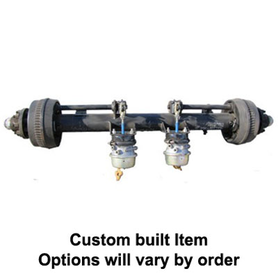 (image for) 12K HD Trailer Axle T2430 Air Brk W/Prk Hi Pro ABS Eq No Spring