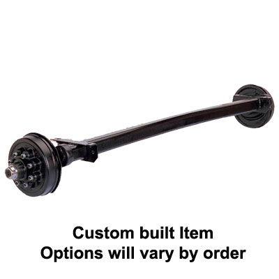 (image for) #12 Torflex Trailer Axle Hydraulic Freeback Brake 8 On 6.5"