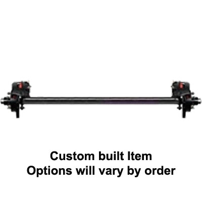 (image for) 3,500 lb. Trailer Axle 5 On 4.5" Straight Hydraulic Disc Brake