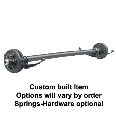 (image for) 4,400 lb. Trailer Axle 6 On 5.5" Straight Electric Brake