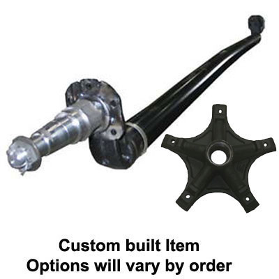(image for) 7,000 lb. Trailer Axle UTG 4" Drop Idler