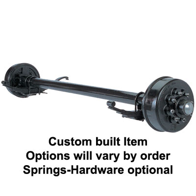 (image for) 8,000 lb. Trailer Axle 8 On 6.5" Straight Electric Brake