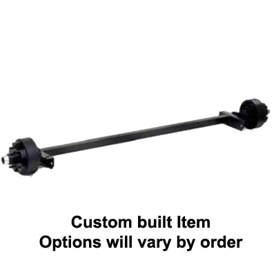 (image for) #9 Torflex Trailer Axle Electric Brake 4 On 4"