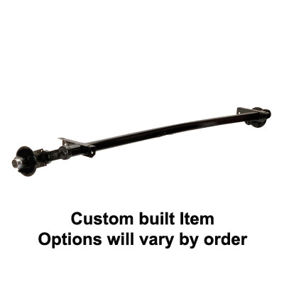 (image for) #9 Torflex Trailer Axle Idler 4 On 4" No Brake Flange