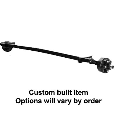 (image for) #9 Torflex Trailer Axle Electric Brake 5 On 4.5"