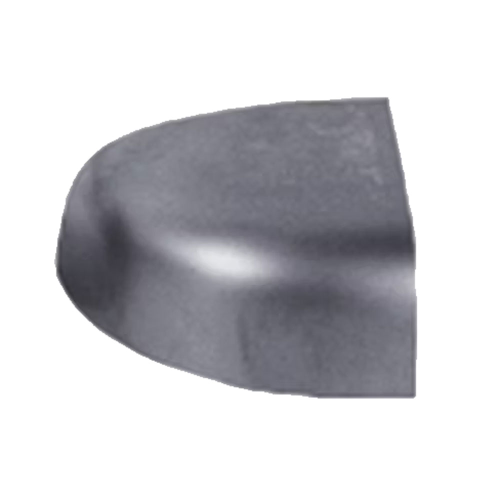 (image for) Trailer Combination Ball Corner Cap 6X12" Radius Steel Dexter/Redneck #BC612