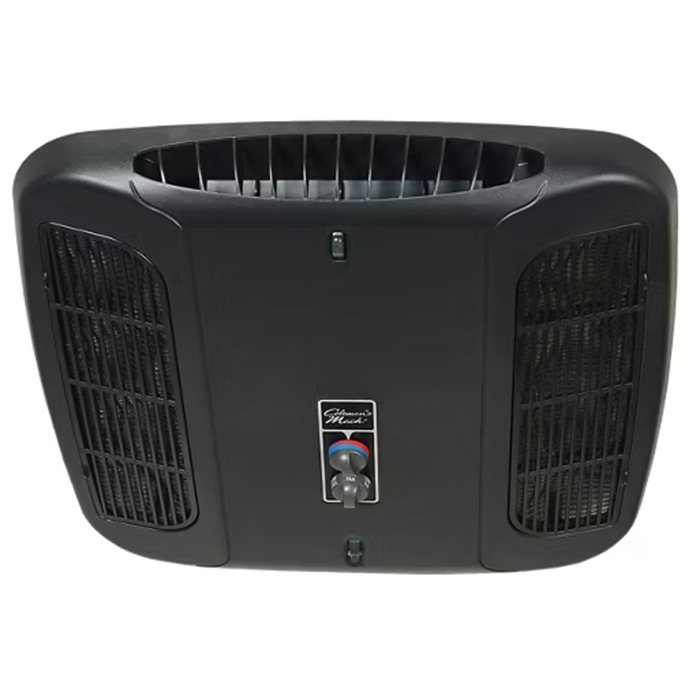 (image for) Trailer Coleman Air Conditioner Ceiling Assembly Mach Series Black Dexter/Redneck #RVP135CAB