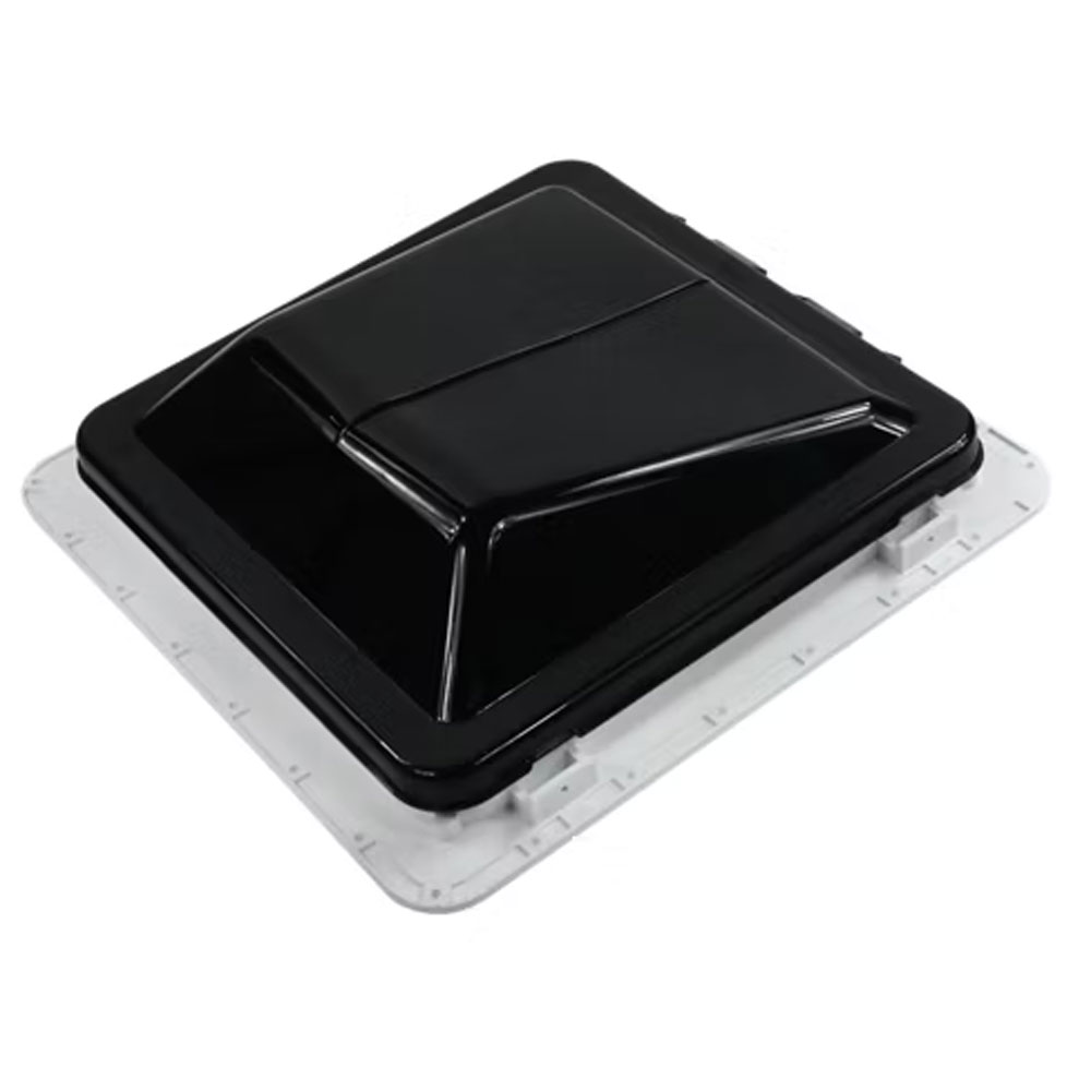 (image for) Trailer Ventadome Dome Roof Vent Smoke with Screen Fan And Poly Roof Flange Dexter/Redneck #V3094-603-00