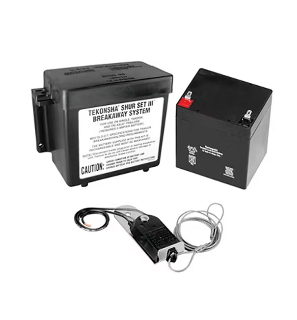 (image for) Trailer Breakaway Kit Top-Load Electric Brakes No Charger Dexter/Redneck #20005