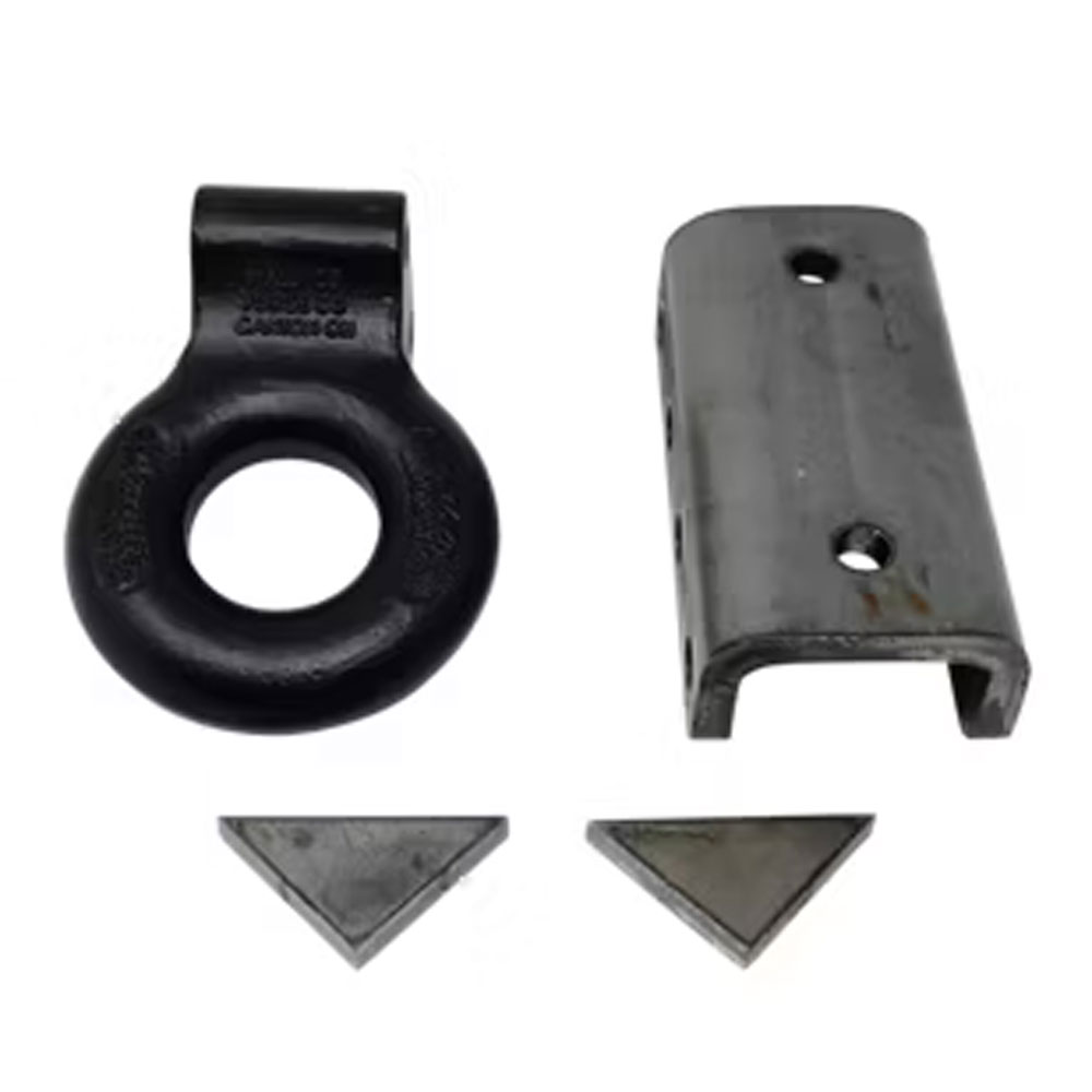 (image for) Trailer Wallace Forge Adjustable Tow Ring With 3 Position Channel 2.5" Eye 30k Dexter/Redneck #18128XL-Z-20K