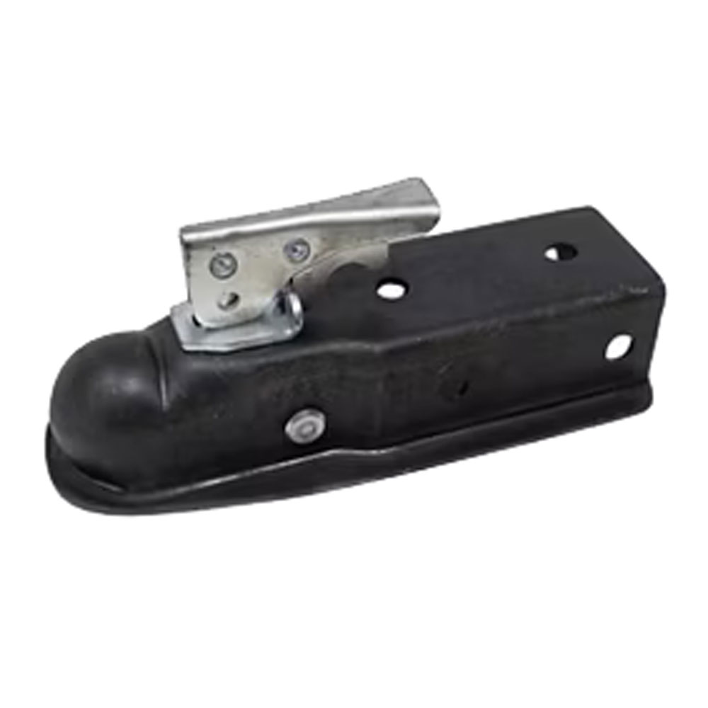 (image for) Trailer Ram Straight Tongue Coupler 2" Ball 3,500 lb. Oily 2 1/2" Channel Dexter/Redneck #CT3002