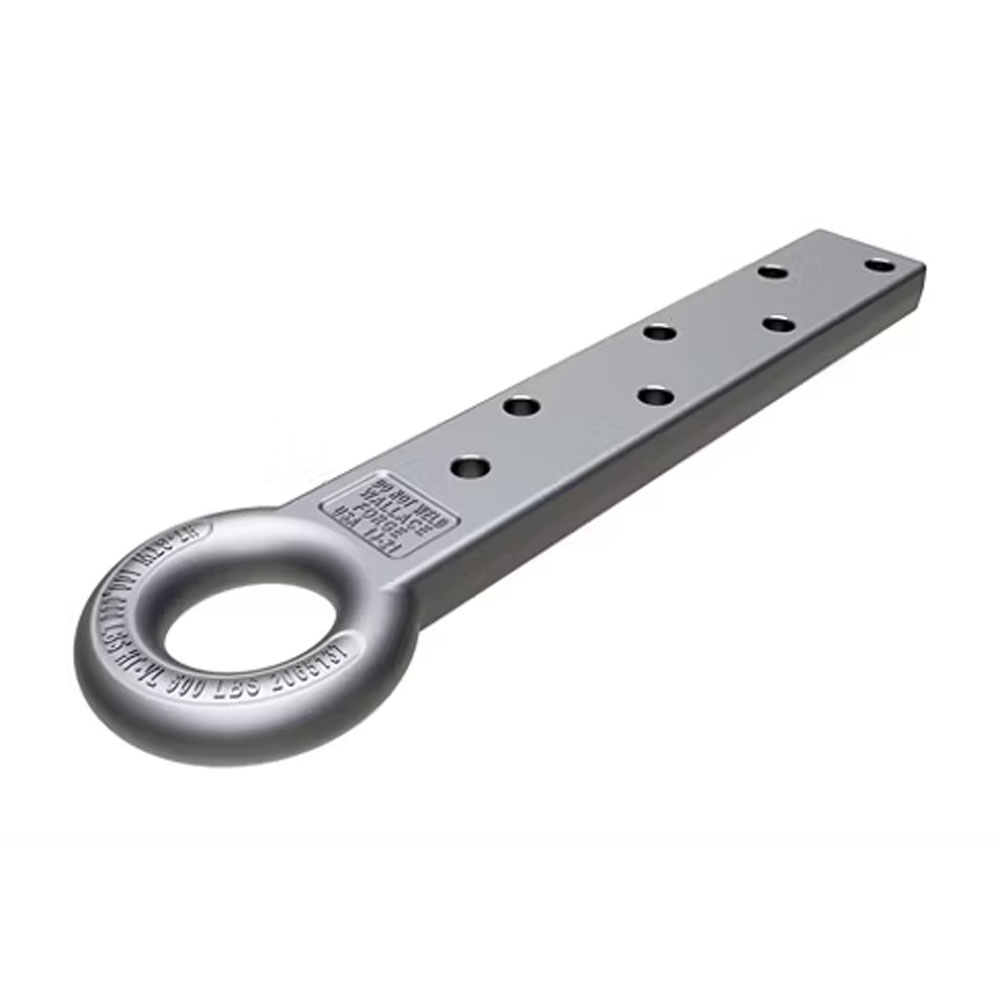 (image for) Trailer Wallace Forge Flat Mount Tow Ring 2 1/2" Eye 20,000 lb. 7 Bolt Dexter/Redneck #D043D