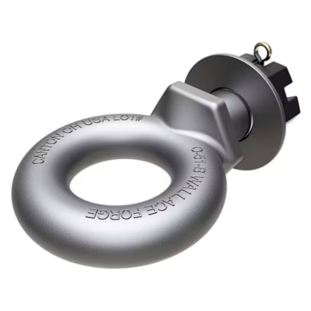 (image for) Trailer Wallace Forge Tow Ring 3" Eye 50,000 lb Dexter/Redneck #D051B