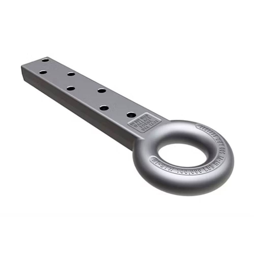 (image for) Trailer Wallace Forge Flat Mount Tow Ring 3" Eye 22,000 lb. 7 Bolt Dexter/Redneck #D052D