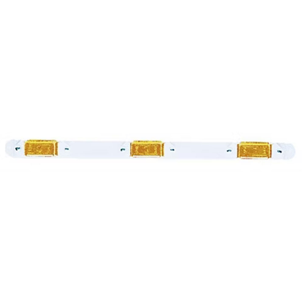 (image for) Trailer Identification Light Bar Incandescent 16.63" Amber 3 Bulb Dexter/Redneck #107-3A