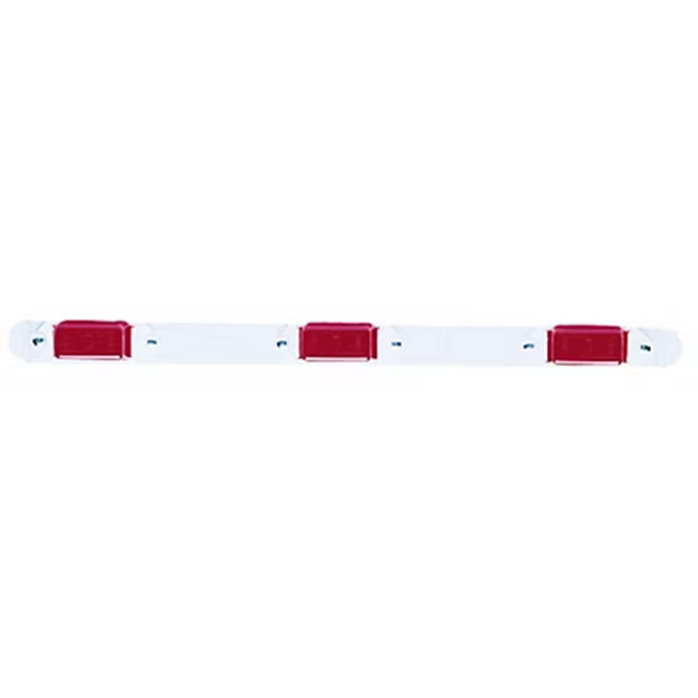 (image for) Trailer Identification Light Bar Incandescent 16.63" Red Mini 3 Bulb Dexter/Redneck #107-3R