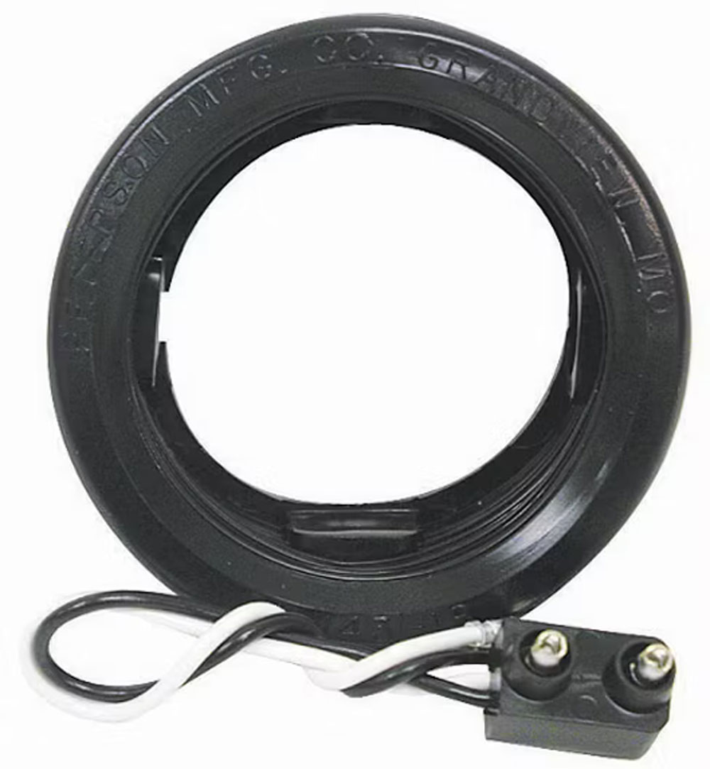 (image for) Trailer Round Light Recess Mount Grommet & Pigtail Dexter/Redneck #143-18K