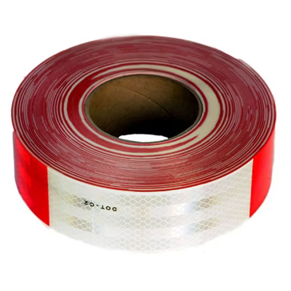 (image for) Conspicuity Tape 2" Wide 6" Red X 6" White Dexter/Redneck #31568