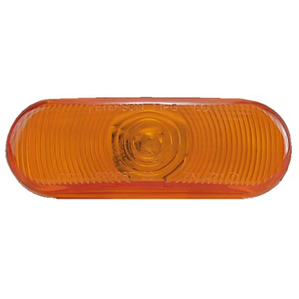 (image for) Trailer Park/Turn Light Only Incandescent 6'' Oval Amber Standard Dexter/Redneck #421A
