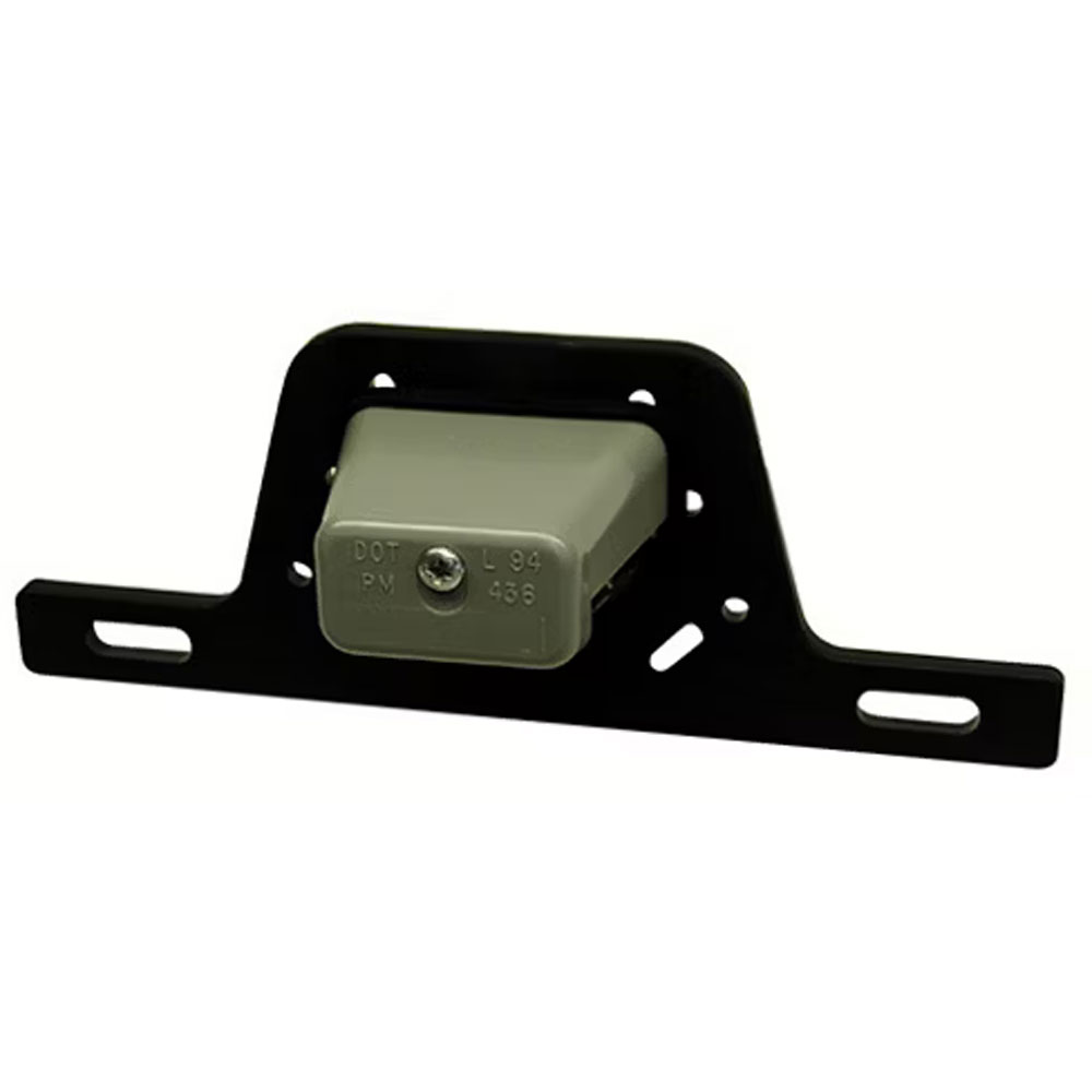 (image for) Trailer License Plate Light Incandescent 4" With Steel Bracket Dexter/Redneck #436B