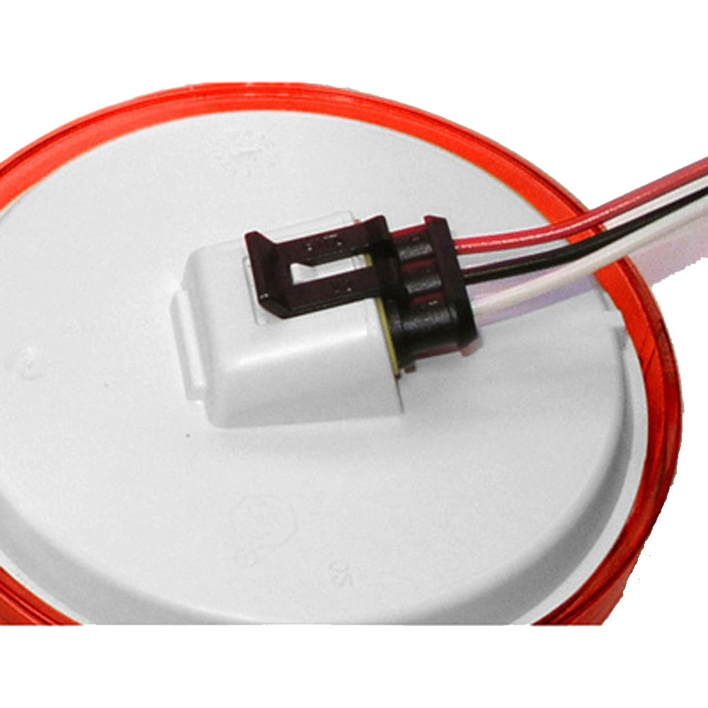 (image for) Trailer Stop/Turn/Tail Light Kit LED 4'' Round 7 Diode Red Lumenx Dexter/Redneck #817R-7K