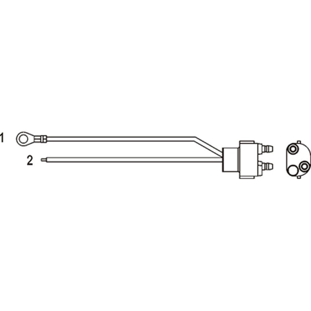 (image for) Trailer Light 2 Wire Pigtail Dexter/Redneck #A-45CB