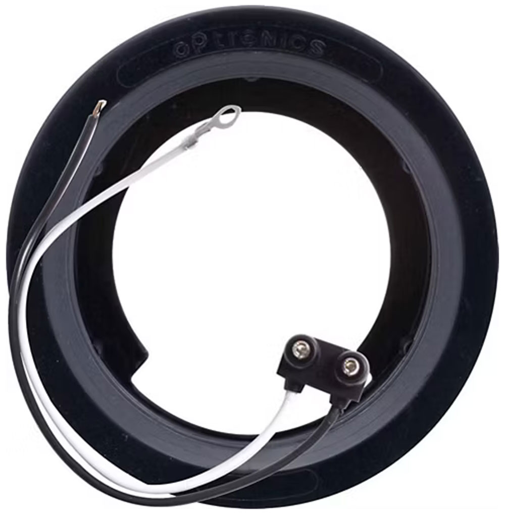 (image for) Trailer Light Mounting Grommet & Pigtail 2" Round Open Back Dexter/Redneck #A-54GK