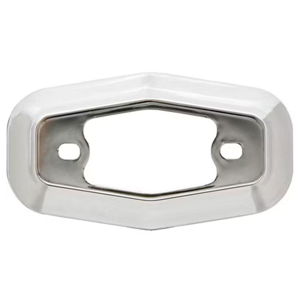 (image for) Trailer Marker Clearance Light Chrome Bezel Dexter/Redneck #A13C2B