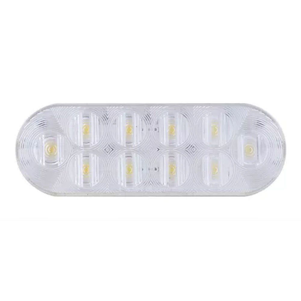 (image for) Trailer Back Up Light LED 6" Oval Standard Dexter/Redneck #BUL-10CB