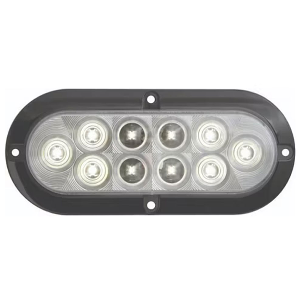 (image for) Trailer Utility Light LED 6" Oval LED 10 Diode Dexter/Redneck #BUL-78CB