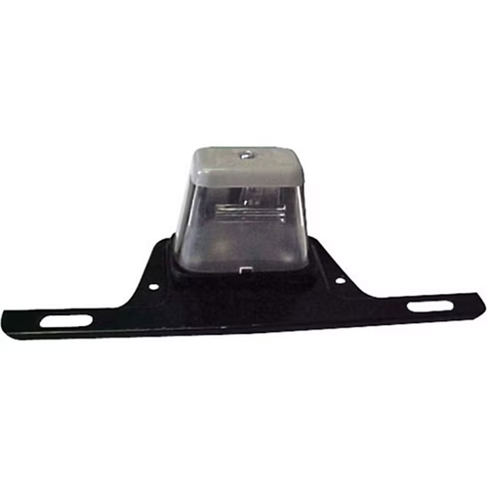 (image for) Trailer License Plate Light Incandescent 3.5" 1 Wire With Bracket Dexter/Redneck #LP-52CB
