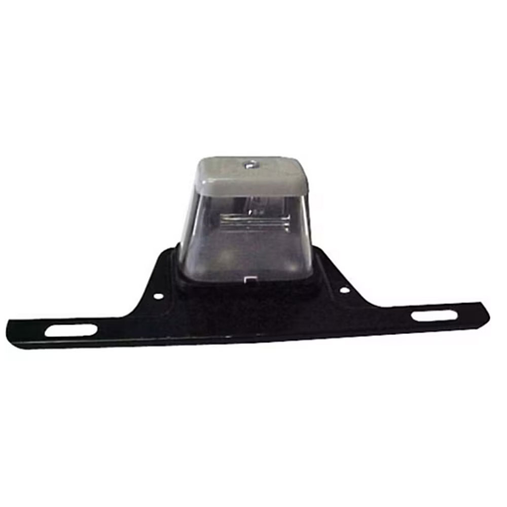 (image for) Trailer License Plate Light Incandescent 6.375" Rectangular 2 Wire With Bracket Dexter/Redneck #LP54CB