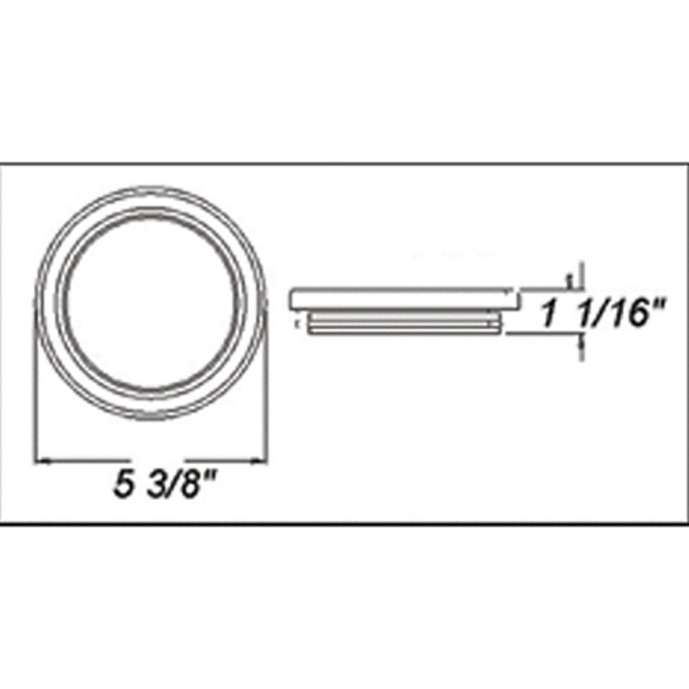 (image for) Trailer Stop/Turn/Tail Light Kit Incandescent 4'' Round Red Dexter/Redneck #LT03-300