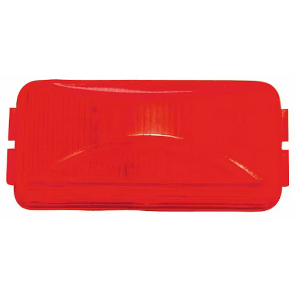 (image for) Trailer Marker Clearance Light Only Incandesent 2.5" Rectangular Mini Thinline Red Dexter/Redneck #M150R
