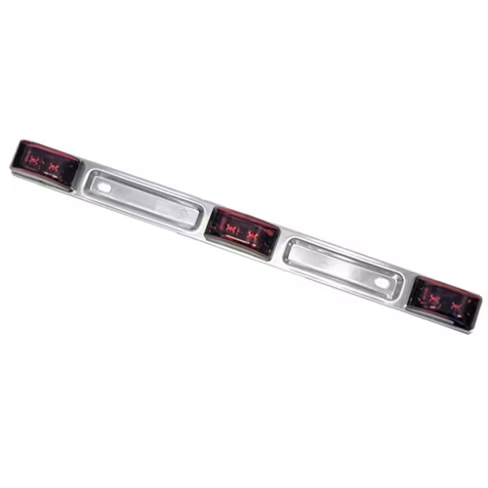 (image for) Trailer Identification Light Bar LED Red Stainless Steel Dexter/Redneck #M191-3RL