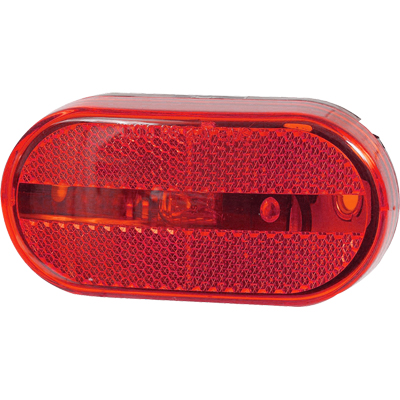 (image for) Trailer Marker Clearance Incandescent Light Oblong Red Standard Dexter/Redneck #MC-31RB