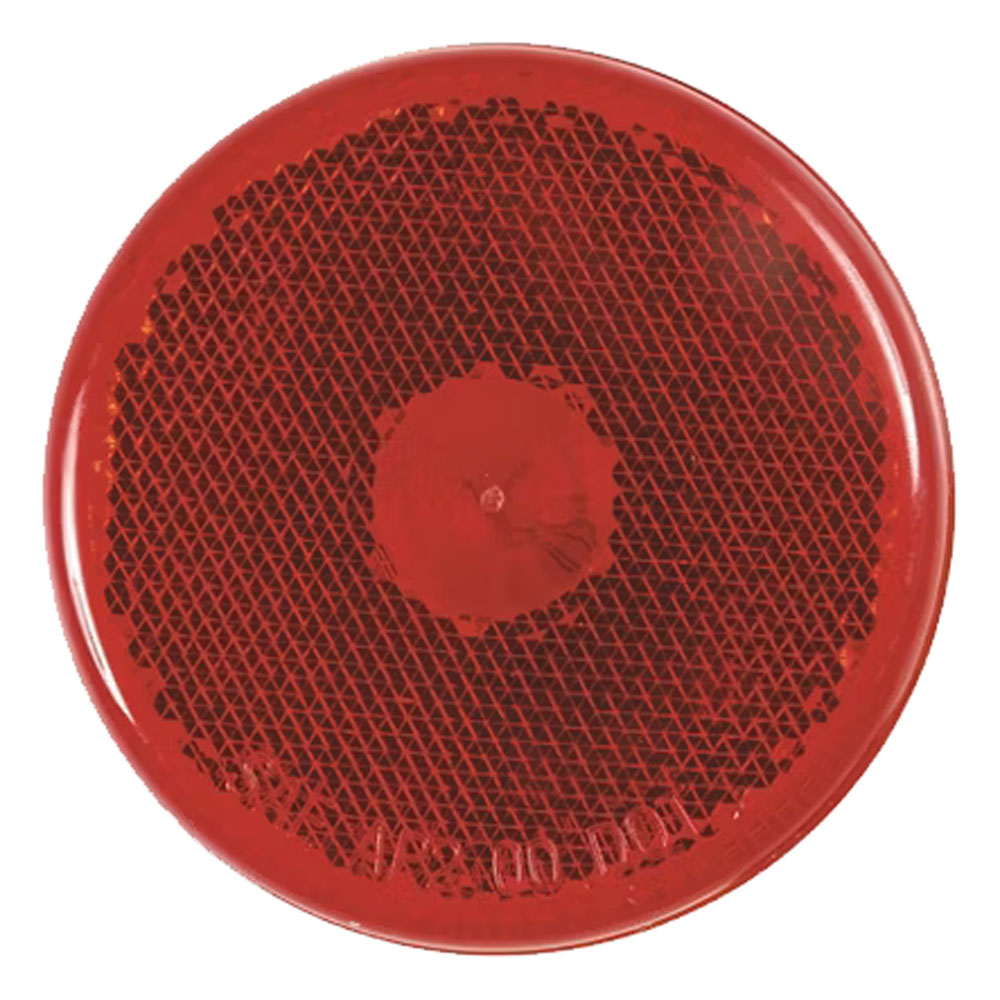 (image for) Trailer Marker Clearance Incandscent Light 2 1/2" Round Red Reflex Dexter/Redneck #MC-57RB