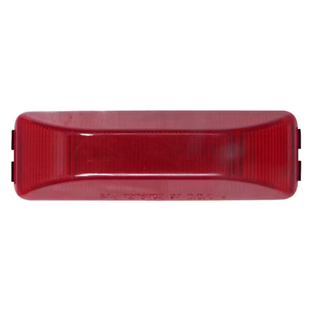 (image for) Trailer Marker Clearance Light Only Incandecent 3.94" Rectangular 1 Bulb Thinline Red Standard Dexter/Redneck #MC-65RB